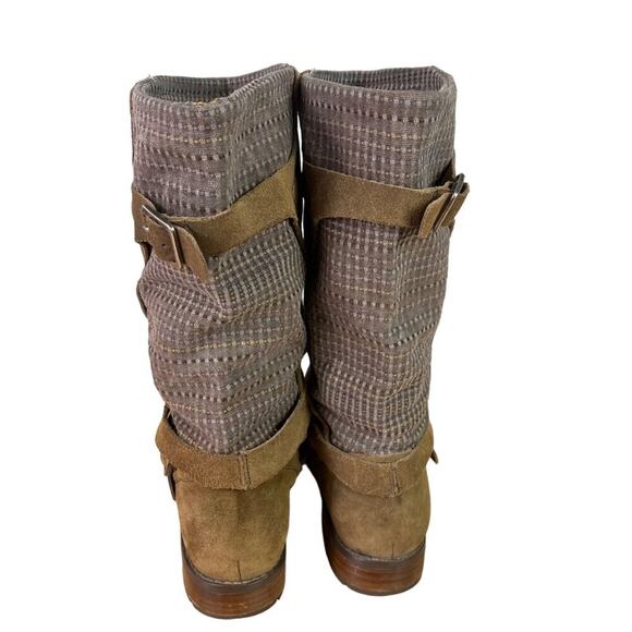 OLUKAI Pa’ia Boots Women's Size 9 EU 39 Green Textile Suede Mid Calf Harness - Picture 4 of 16